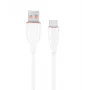 GEMBIRD Premium Silikona USB-C Lādēšanas un Datu Kabelis, 1.5m - Balts