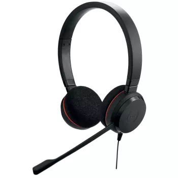 Jabra Evolve 20 Austiņas ar vadu, birojam/zvanu centram, USB Type-C / USB Type-A, melna