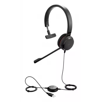 Jabra Evolve 30 II austiņas ar vadu, biroja/zvanu centram, USB Type-C / USB Type-A, melnas