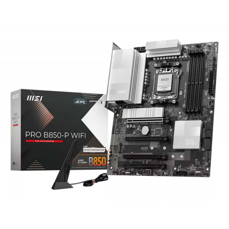 MSI PRO B850-P WIFI mātesplate AMD B850 Socket AM5 ATX