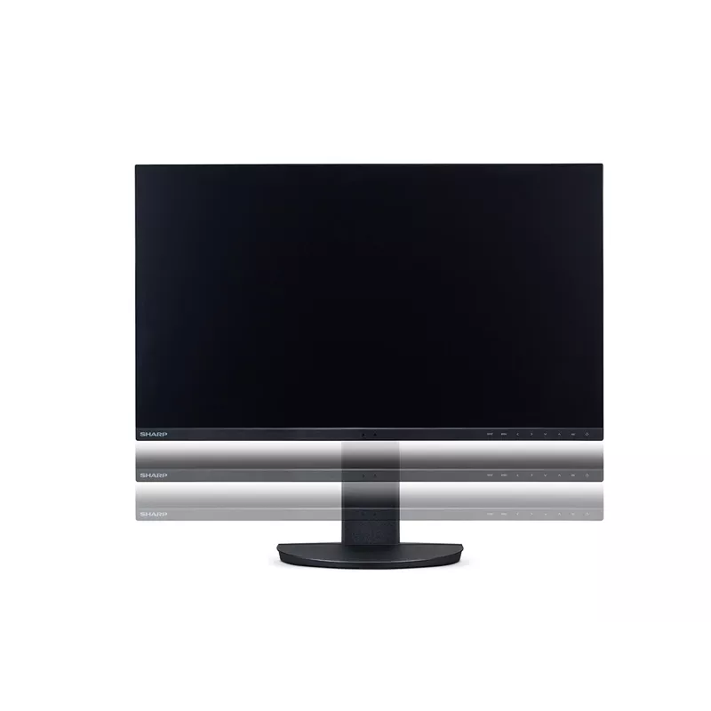 Sharp MultiSync 60006064 27 collu 4K Ultra HD LCD monitors, melns