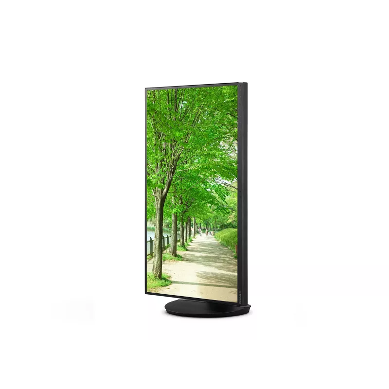Sharp MultiSync 60006064 27 collu 4K Ultra HD LCD monitors, melns