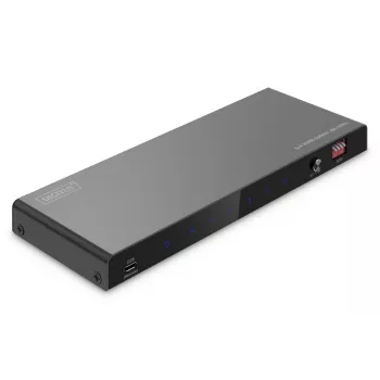 DIGITUS HDMI Sadalītājs 1x4 8K/60Hz (4:4:4) Toslink Stereo EDID Vadība
