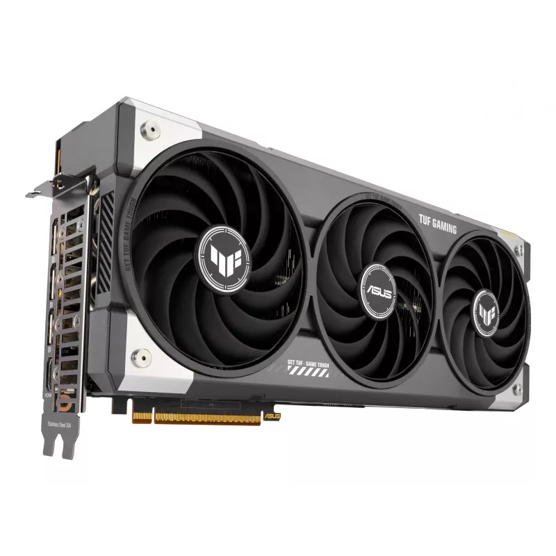 Grafikas karte ASUS TUF Gaming Radeon RX 9070 XT, 16 GB GDDR6, PCIe 5.0, 256-bit, 3060 MHz boost