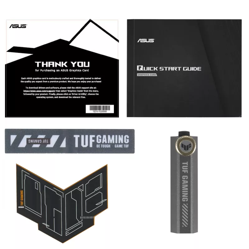 Grafikas karte ASUS TUF Gaming Radeon RX 9070 XT, 16 GB GDDR6, PCIe 5.0, 256-bit, 3060 MHz boost