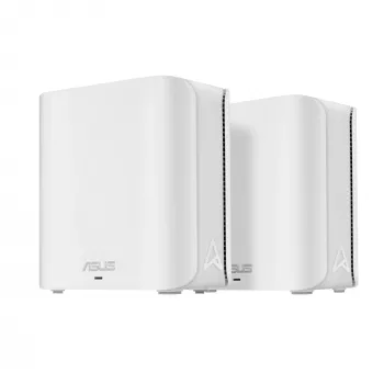 ASUS ZenWiFi BD4 (2 komplekts EU+UK) Divjoslu (2.4 GHz / 5 GHz) Wi-Fi 7 (802.11be) Balts Iekštelpu