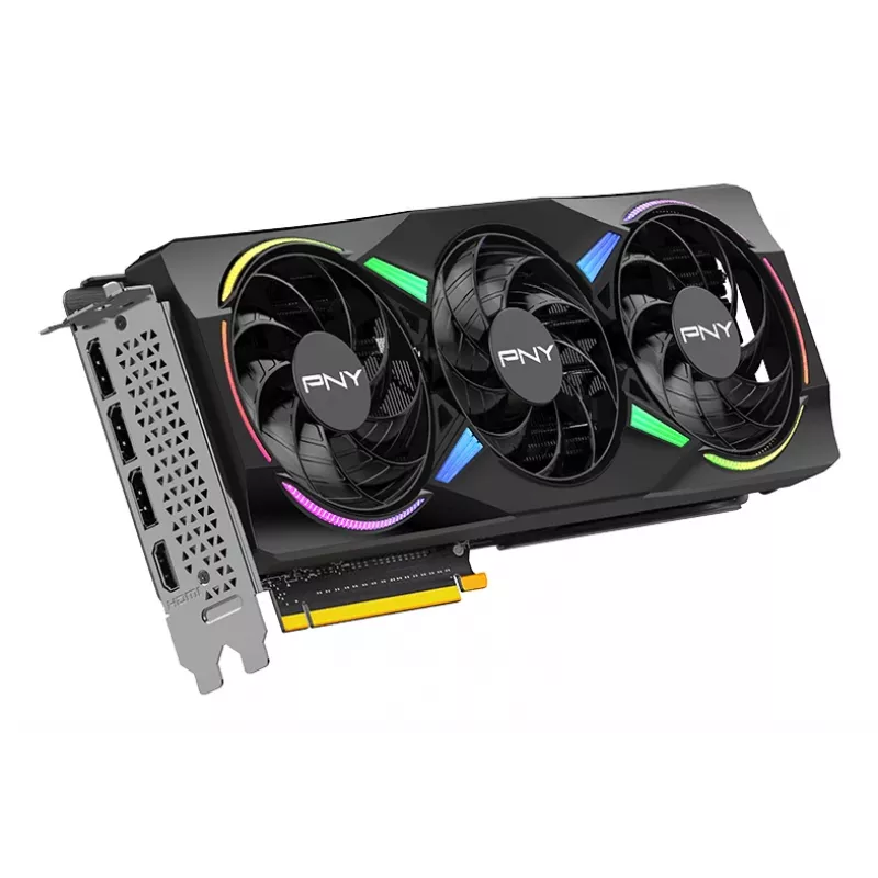 PNY GeForce RTX 5070 12GB ARGB Overclocked Triple Fan - 12GB GDDR7 - DisplayPort 2.1b / HDMI 2.1b