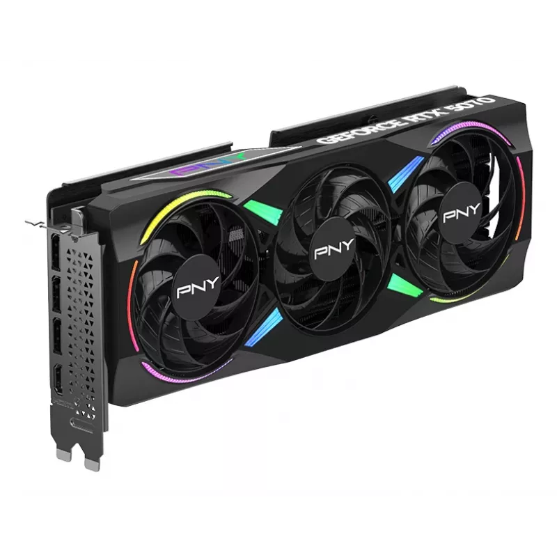 PNY GeForce RTX 5070 12GB ARGB Overclocked Triple Fan - 12GB GDDR7 - DisplayPort 2.1b / HDMI 2.1b