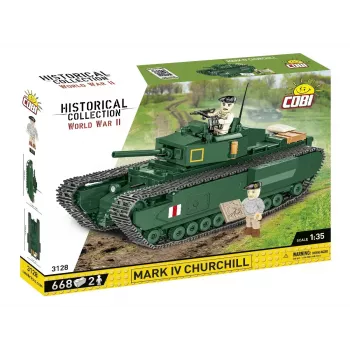 Cobi Blocks Mark IV Churchill būvkomplekts, 668 daļas (COBI-3128)