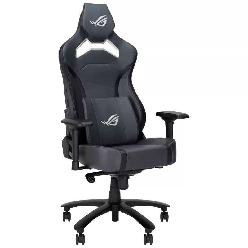 ASUS ROG CHARIOT X CORE Universāls spēļu krēsls ar polsterētu sēdekli Melns, Pelēks