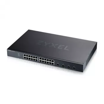 Zyxel XGS1935-28-EU0101F tīkla slēdzis, pārvaldāms L2+/L3 Gigabit Ethernet (10/100/1000), 1U, melns