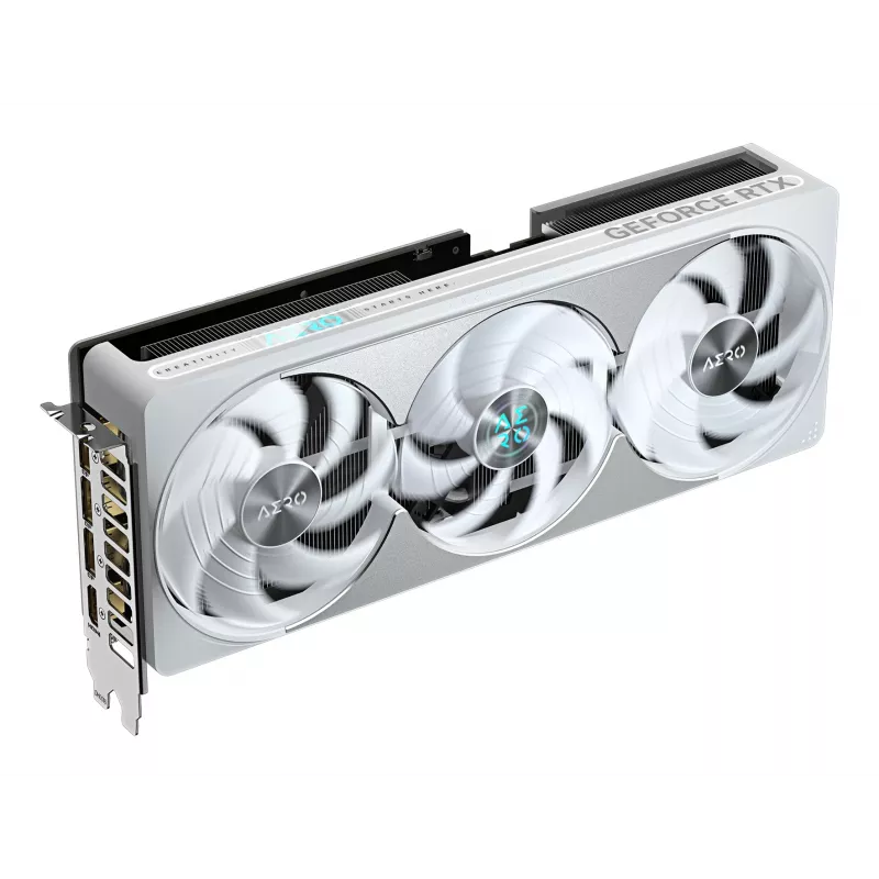GIGABYTE GeForce RTX 5080 AERO OC SFF 16G videokarte - 16GB GDDR7, 256bit, PCI-E 5.0, 2730MHz kodola frekvence, 3 x DisplayPort, 1 x HDMI, GV-N5080AERO OC-16GD