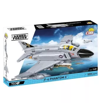 Cobi Blocks Armed Force F-4 Phantom II modelis 703 gabalu konstruktors