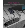 ICY BOX IB-HUB1720-U3 USB 3.2 Gen 1 centrmezgls, melns