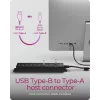 ICY BOX IB-HUB1720-U3 USB 3.2 Gen 1 centrmezgls, melns