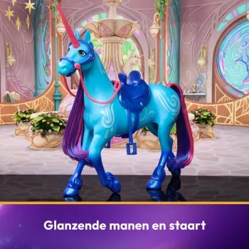 Unicorn Academy River ar 2 jāšanas aksesuāriem, 11 collas, saderīgs ar Izabellu, lellēm un vienradžu rotaļlietām meitenēm no 4 gadu vecuma