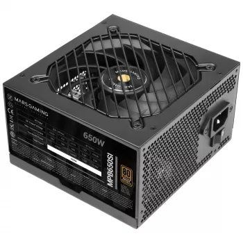 Mars Gaming MPB650SI barošanas bloks 650 W 24-pin ATX ATX Melns