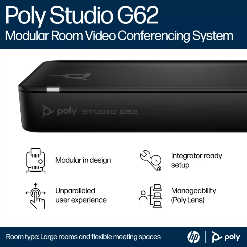 HP Poly Studio G62 videokonferenču sistēma