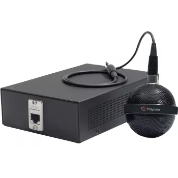 HP Poly IP griestu mikrofona masīvs, balts, vadu, 190 mm, 210 mm, 55 mm