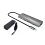 i-tec USB-C Metāla Nano Dokošanas Stacija 4K HDMI LAN ar Power Delivery 100W + Universāls Lādētājs 100W