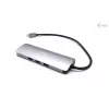 i-tec USB-C Metāla Nano Dokošanas Stacija 4K HDMI LAN ar Power Delivery 100W + Universāls Lādētājs 100W