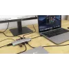 i-tec USB-C Metāla Nano Dokošanas Stacija 4K HDMI LAN ar Power Delivery 100W + Universāls Lādētājs 100W
