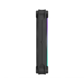 FRACTAL DESIGN Dzesēšanas Ventilators Momentum 14 RGB 3-pack Melns
