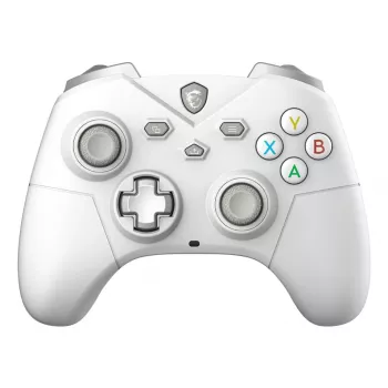 MSI FORCE GC300 WIRELESS WHITE spēļu kontrolieris (gamepad) PC, bezvadu, balts