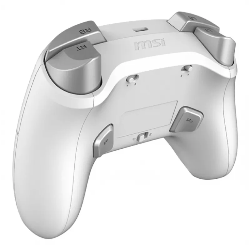 MSI FORCE GC300 WIRELESS WHITE spēļu kontrolieris (gamepad) PC, bezvadu, balts