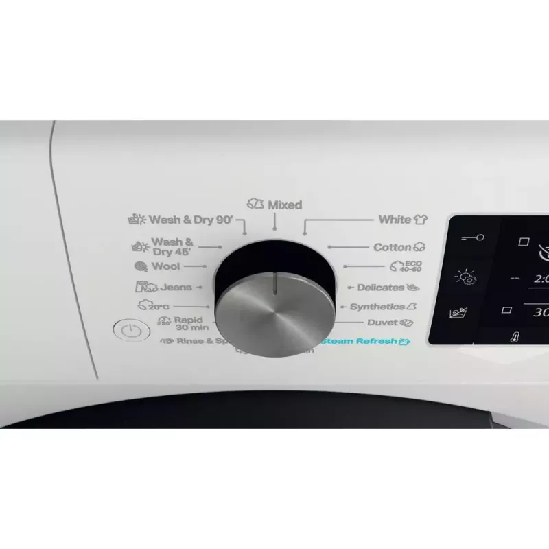 Whirlpool FFWDD1076258B veļas mazgātājs-žāvētājs 7 kg, balts