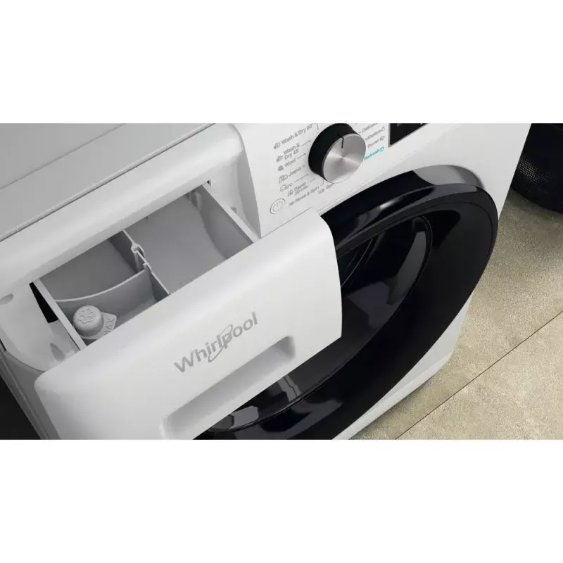 Whirlpool FFWDD1076258B veļas mazgātājs-žāvētājs 7 kg, balts