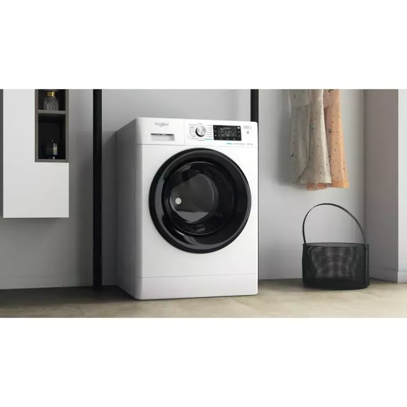 Whirlpool FFWDD1076258B veļas mazgātājs-žāvētājs 7 kg, balts