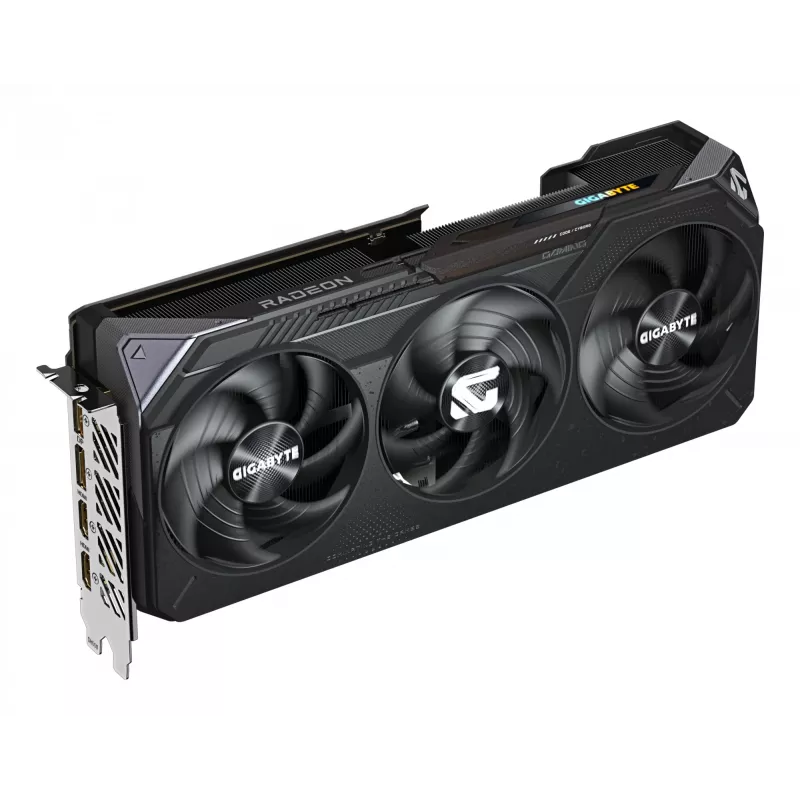 GIGABYTE Radeon RX 9070 XT GAMING OC 16G Grafiskā karte - 16GB GDDR6, 256 biti, PCI-E 5.0, 3060 MHz kodola frekvence, 2 x DisplayPort, 2 x HDMI, GV-R9070XTGAMING OC-16GD