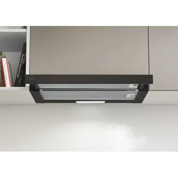 Candy CBT625/2B/1 Daļēji iebūvējams (izvelkamais) tvaika nosūcējs Melns 332.1 m³/h
