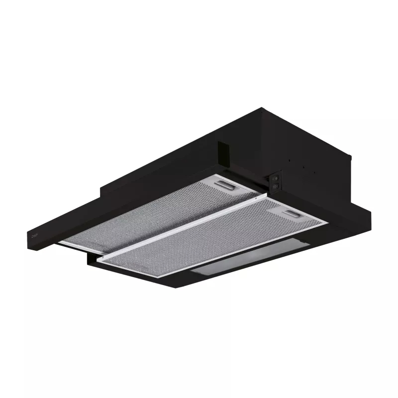 Candy CBT625/2B/1 Daļēji iebūvējams (izvelkamais) tvaika nosūcējs Melns 332.1 m³/h