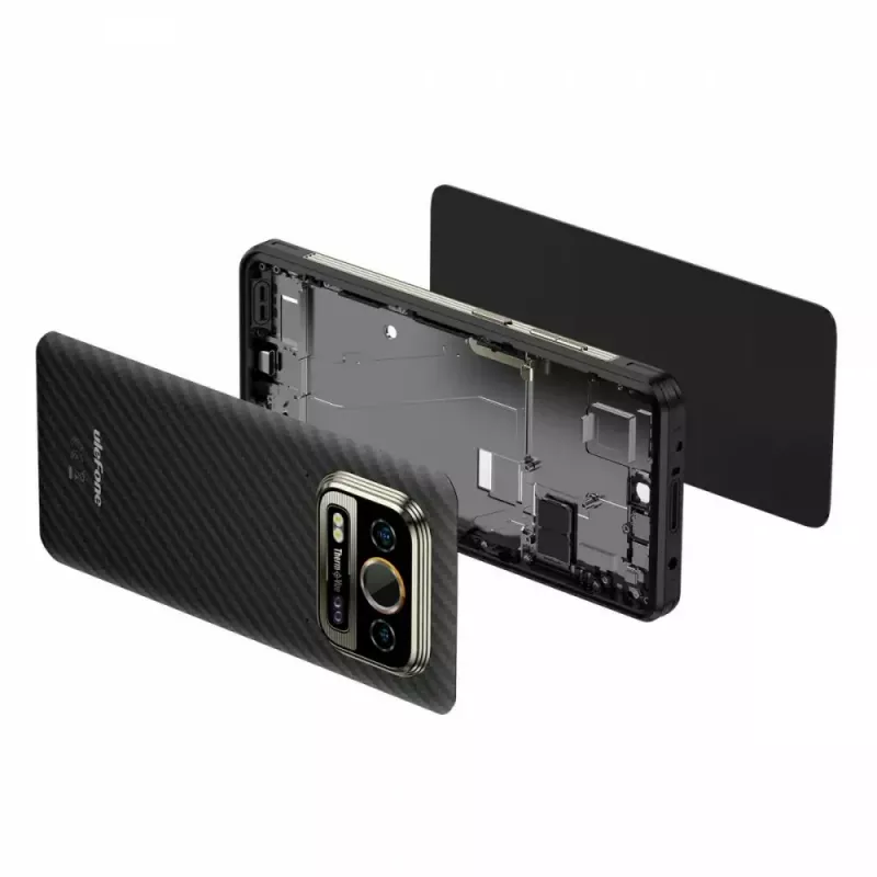 Viedtālrunis UleFone Armor 25T 6.0 collas 6/256GB Frost Black, Energoefektivitātes klase B