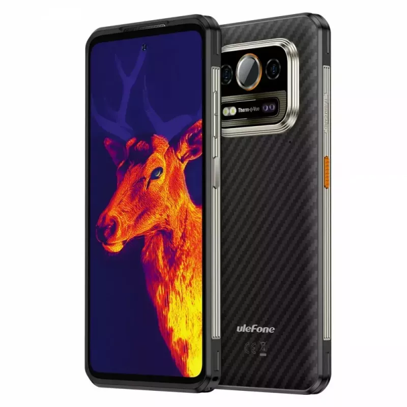 Viedtālrunis UleFone Armor 25T 6.0 collas 6/256GB Frost Black, Energoefektivitātes klase B