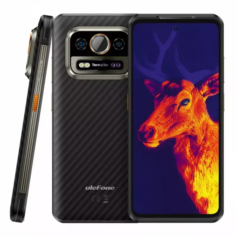 Viedtālrunis UleFone Armor 25T 6.0 collas 6/256GB Frost Black, Energoefektivitātes klase B