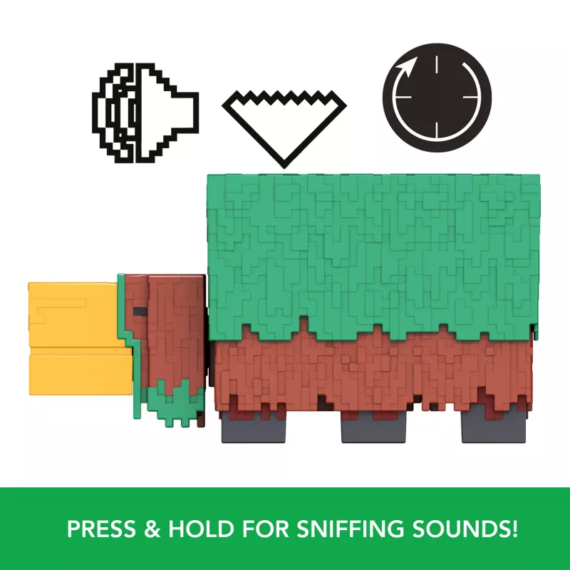 Mattel Minecraft HXM85 Sniffer darbības figūriņa 8 cm ar spēles skaņām