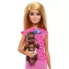 Barbie Bērnu ārste ar blondīni, 1 mazulis, mēbeles un aksesuāri