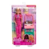 Barbie Bērnu ārste ar blondīni, 1 mazulis, mēbeles un aksesuāri