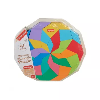 Fisher-Price HXT94 Koka mandalas puzle bērniem, 41 detaļa
