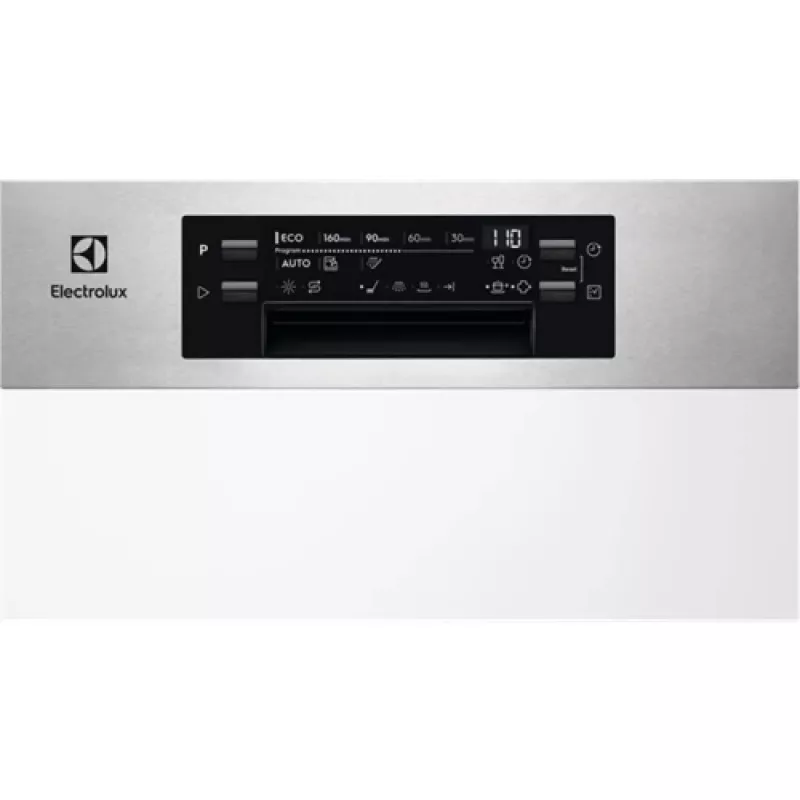 Iebūvējamā trauku mazgājamā mašīna Electrolux EES42210IX 45 cm šaura, 9 komplekti, 44 dB, AirDry, 8 programmas