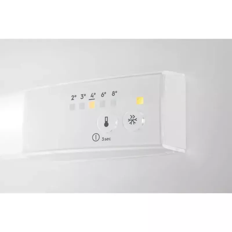 Iebūvējamais kombinētais ledusskapis Electrolux LFB3AE82R — 93 L, 16 L saldētava, skārienvadība, maināmas durvis, balts