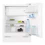 Iebūvējamais kombinētais ledusskapis Electrolux LFB3AE82R — 93 L, 16 L saldētava, skārienvadība, maināmas durvis, balts