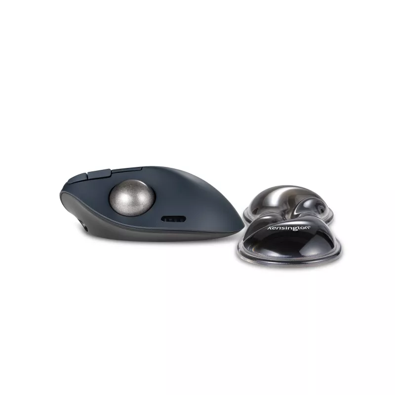 Kensington K62438WW Slim Duo Gel peles / trekbola plaukstas balsts, 192 x 72 x 22 mm, pelēks