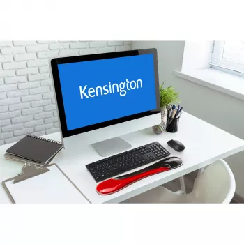 Kensington Slim Duo Gel plaukstu balsts tastatūrai - sarkans