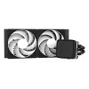 Zalman ALPHA2 DS A24 BLACK dzesēšanas sistēma procesoram, šķidruma dzesētājs, 12 cm, 1 gab.