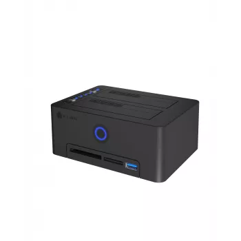 ICY BOX IB-1233CL-CR USB 3.2 Gen 1 Type-A Melns ārējais disks
