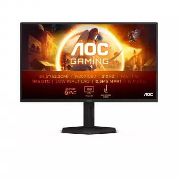 AOC G4 25G4SXU datora monitors 62,2 cm (24,5 collas) 1920 x 1080 pikseļi Full HD LED Melns, Pelēks